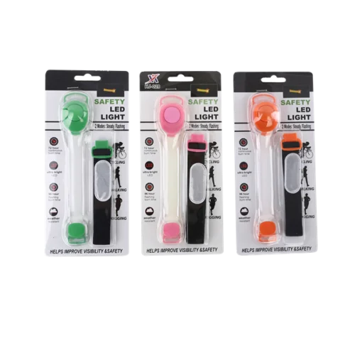Adjustable LED armbands form part of our safety accessories