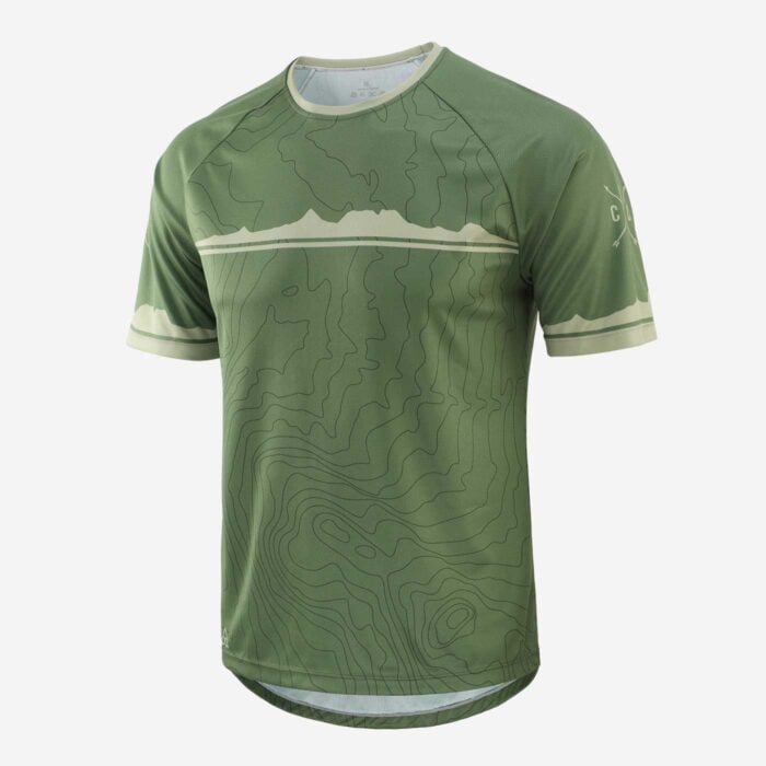 Front of Short Sleeve Mountain Bike Top