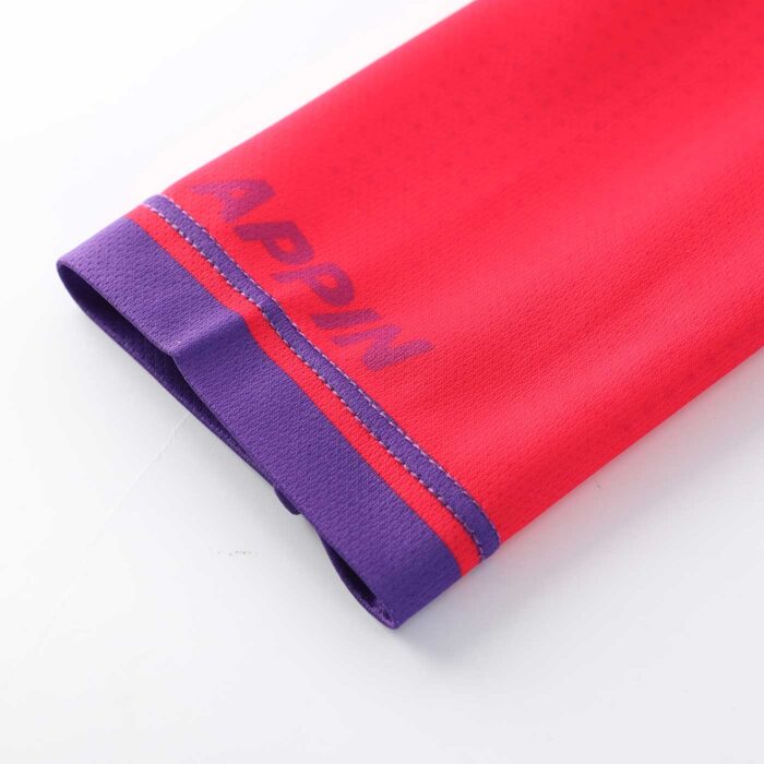 Close up of the end of a sleeve showing stitching