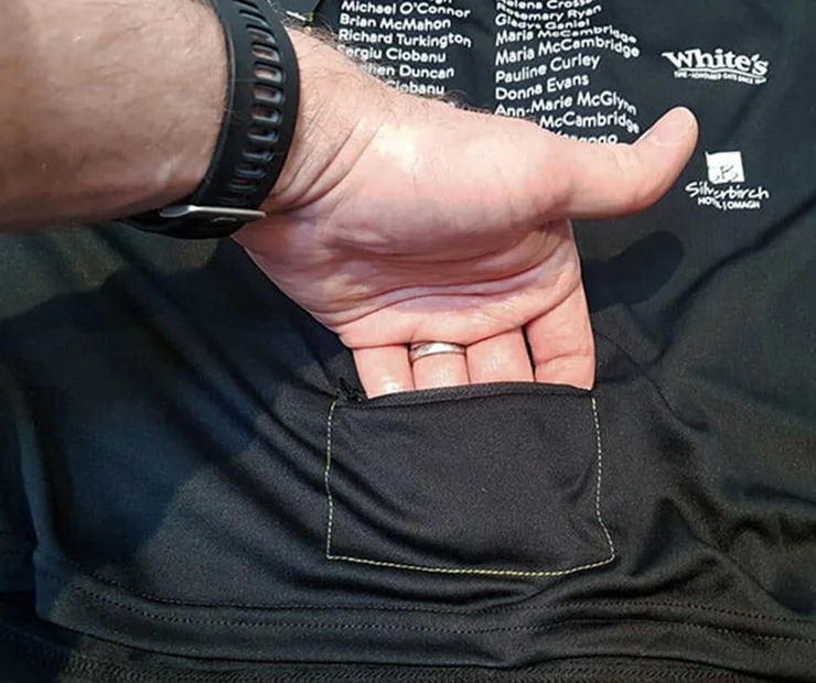 Zip pocket