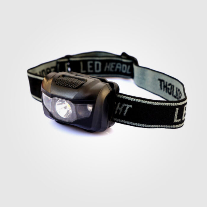 LED Headtorch with sublimated strap