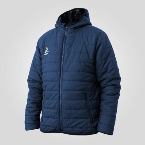 Padded bench jacket (navy)