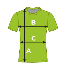 Running size chart (sublimation print) for Women